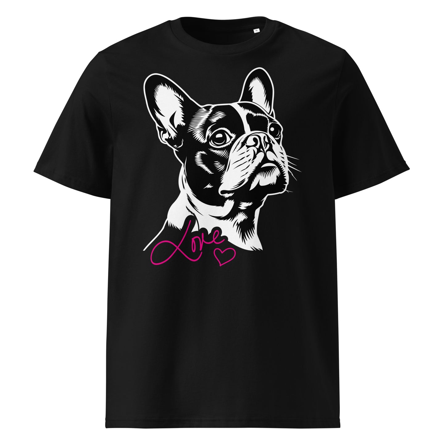 Boston Terrier Dog [00317] T-Shirt Unisex Bio