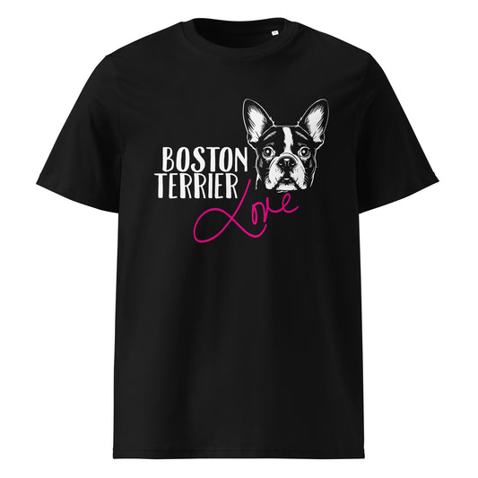 Boston Terrier Dog [00316] T-Shirt Unisex Bio