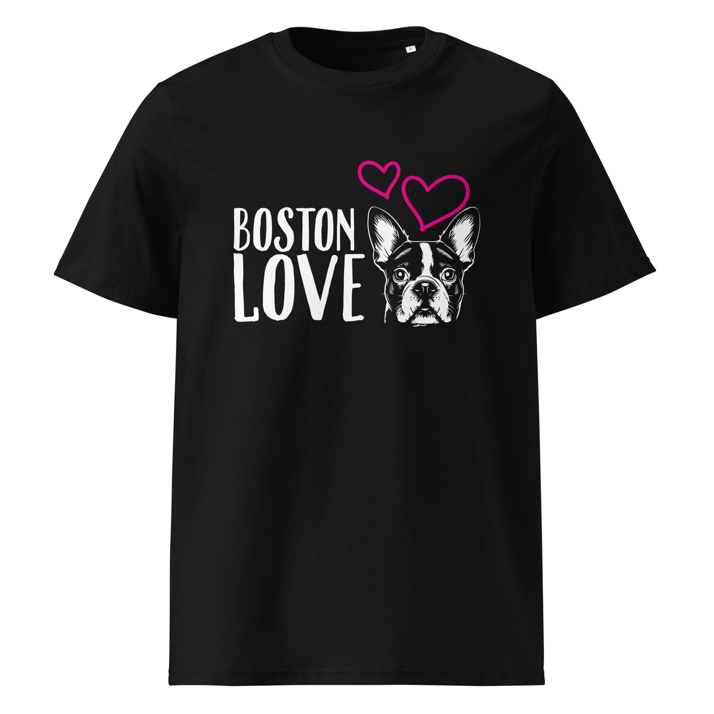 Boston Terrier Dog [00316] T-Shirt Unisex Bio