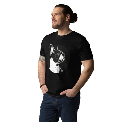 Boston Terrier Dog [00313] T-Shirt Unisex Bio