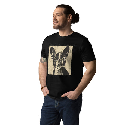 Boston Terrier Dog [00311] T-Shirt Unisex Bio