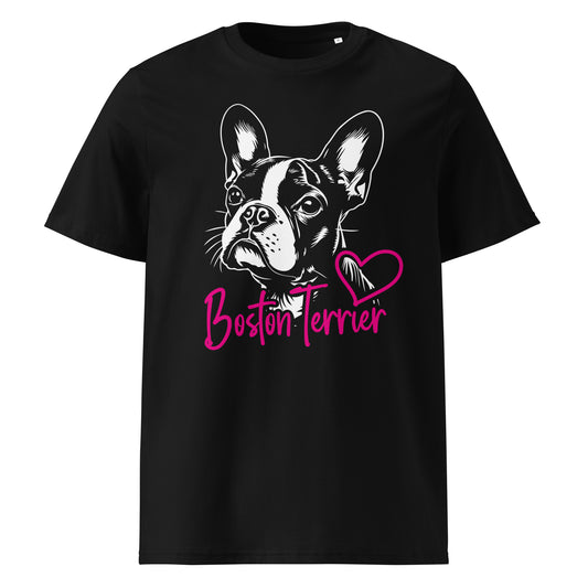 Boston Terrier Dog [00308] T-Shirt Unisex Bio