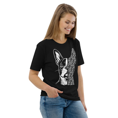 Boston Terrier Dog [00318] T-Shirt Unisex Bio