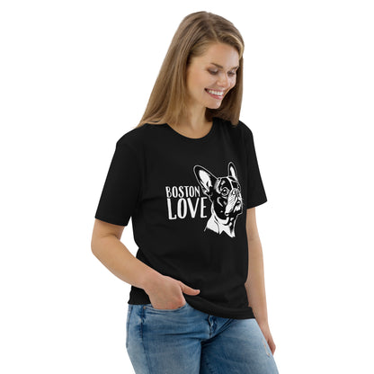 Boston Terrier Dog [00317] Unisex-Bio-Baumwoll-T-Shirt