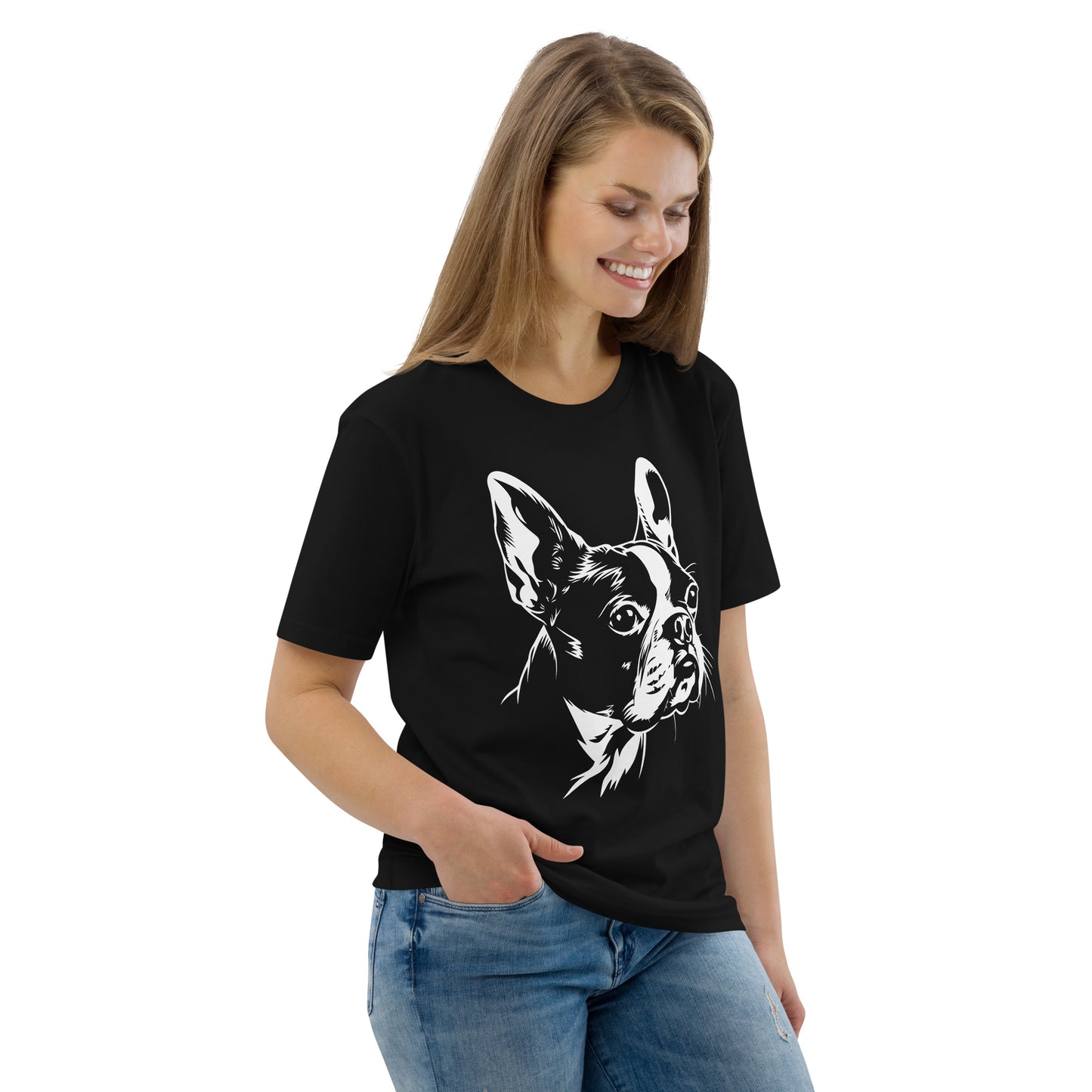 Boston Terrier Dog [00315] T-Shirt Unisex Basic