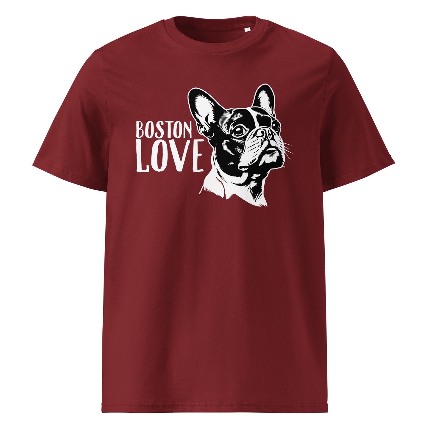 Boston Terrier Dog [00317] Unisex-Bio-Baumwoll-T-Shirt