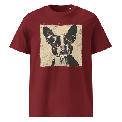 Boston Terrier Dog [00311] T-Shirt Unisex Bio