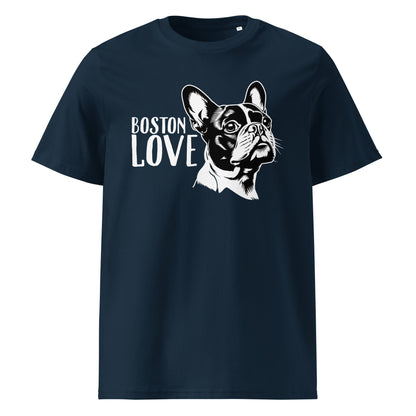 Boston Terrier Dog [00317] Unisex-Bio-Baumwoll-T-Shirt