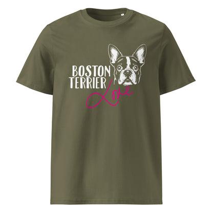 Boston Terrier Dog [00316] T-Shirt Unisex Bio