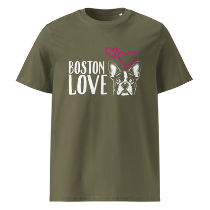 Boston Terrier Dog [00316] T-Shirt Unisex Bio