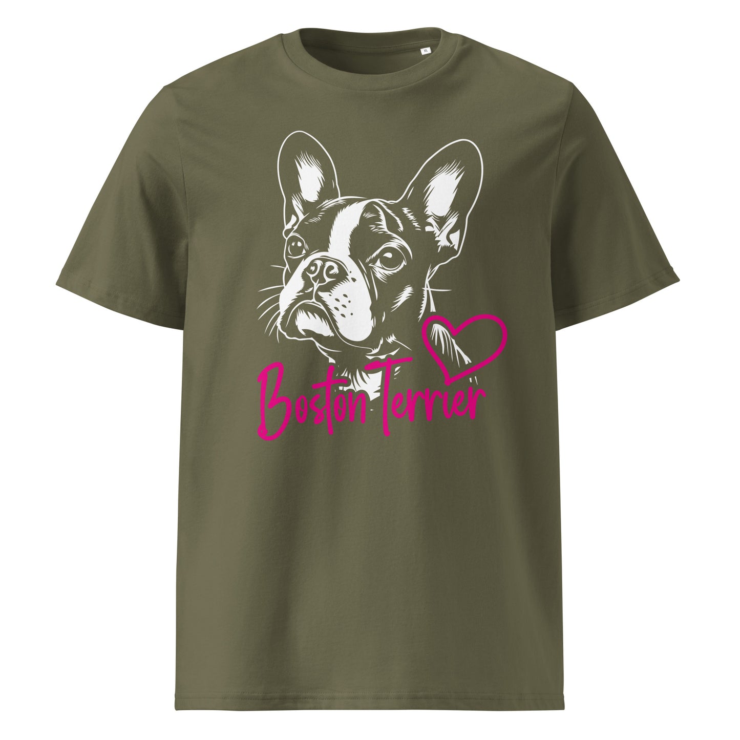 Boston Terrier Dog [00308] T-Shirt Unisex Bio