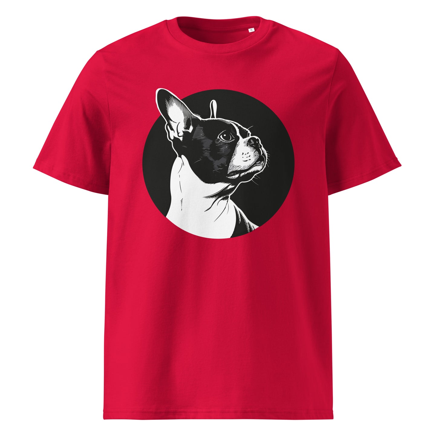 Boston Terrier Dog [00313] T-Shirt Unisex Bio