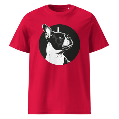 Boston Terrier Dog [00313] T-Shirt Unisex Bio