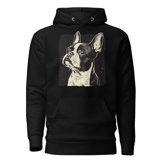 Boston Terrier Dog [00312] Hoodie Unisex Basic