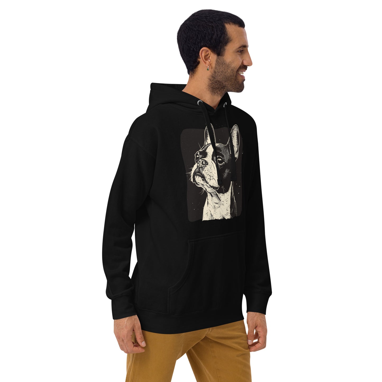 Boston Terrier Dog [00312] Hoodie Unisex Basic