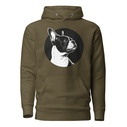 Boston Terrier Dog [00313] Hoodie Unisex Basic