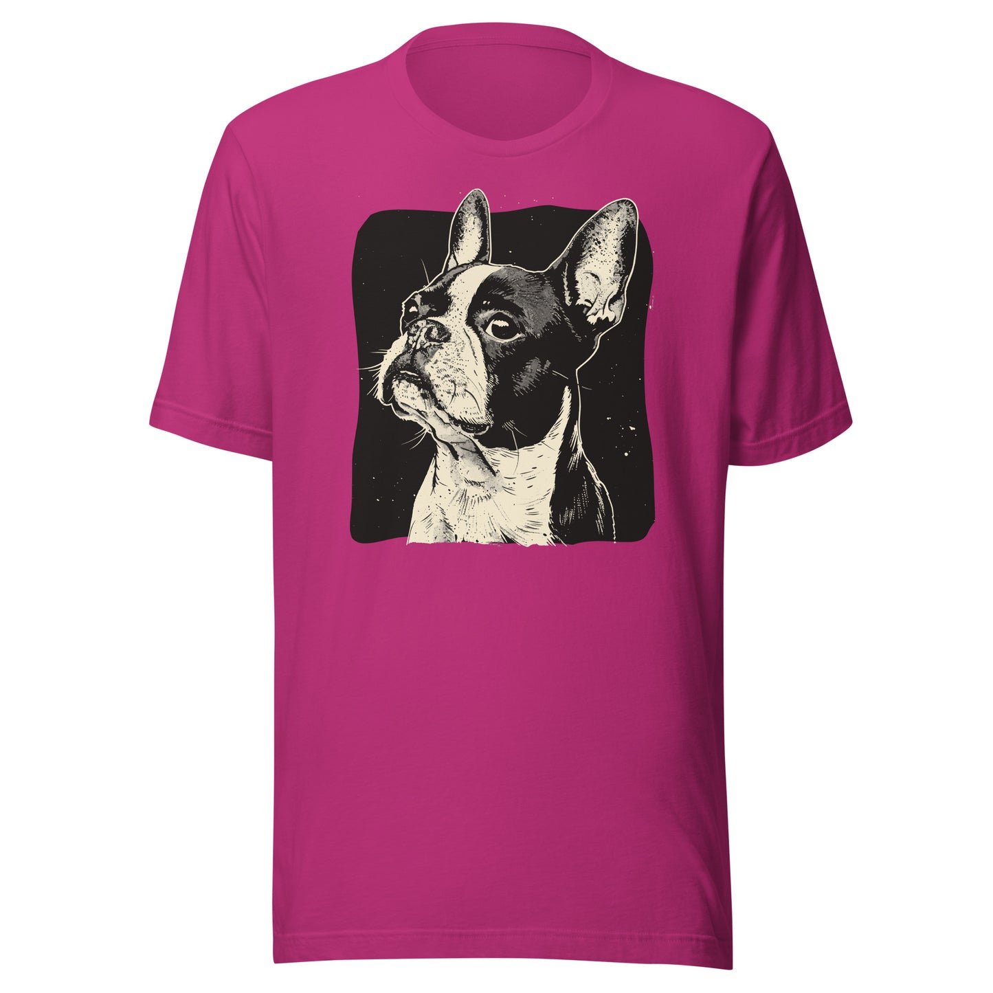 Boston Terrier Dog [00312] T-Shirt Unisex Basic