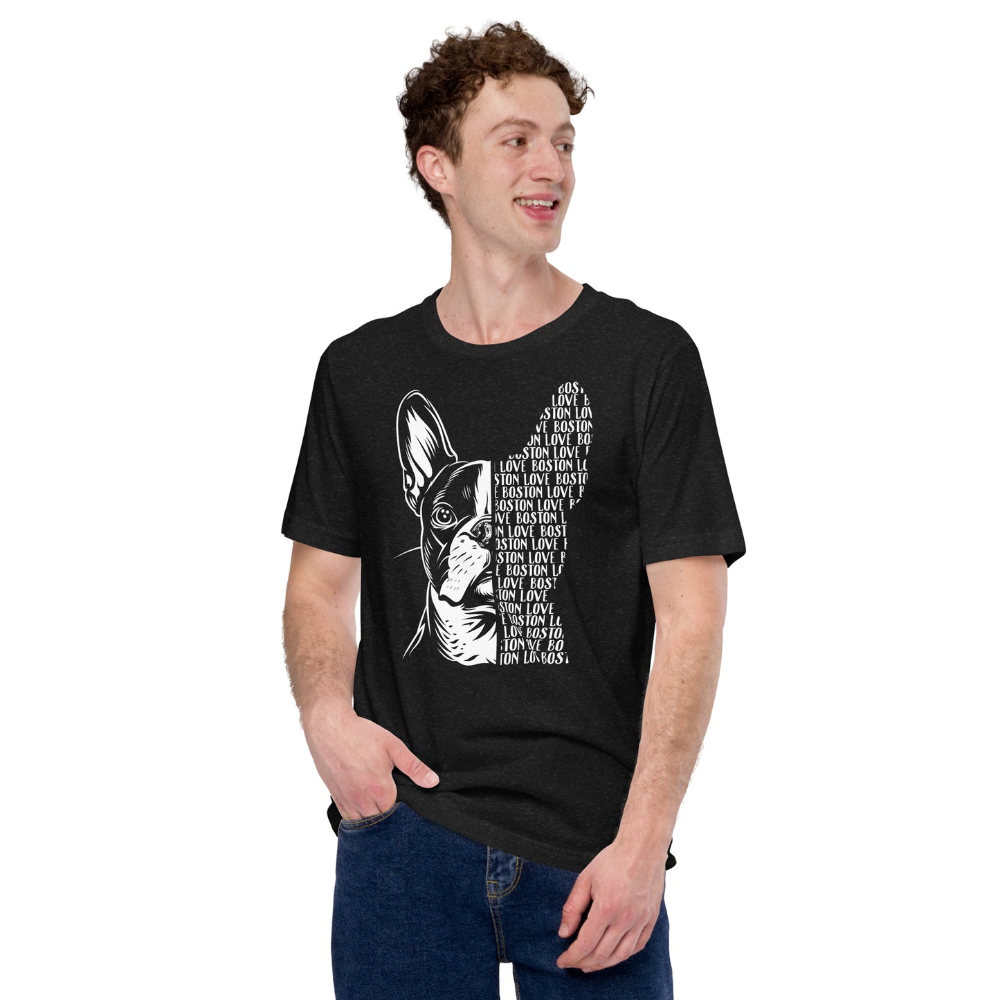 Boston Terrier Dog [00318] T-Shirt Unisex Basic