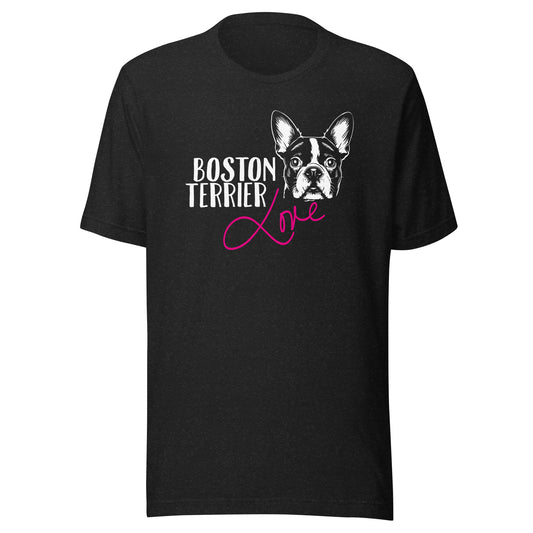 Boston Terrier Dog [00316] T-Shirt Unisex Basic