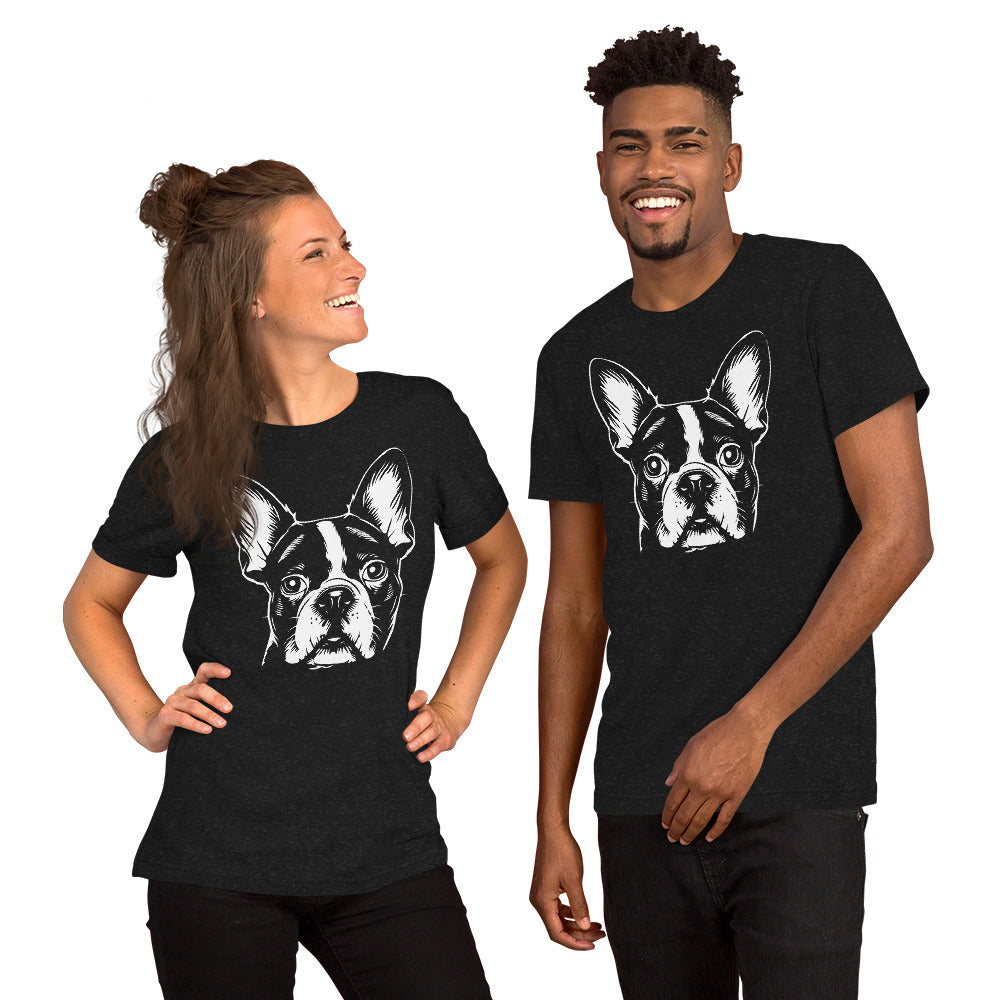 Boston Terrier Dog [00316] T-Shirt Unisex Basic