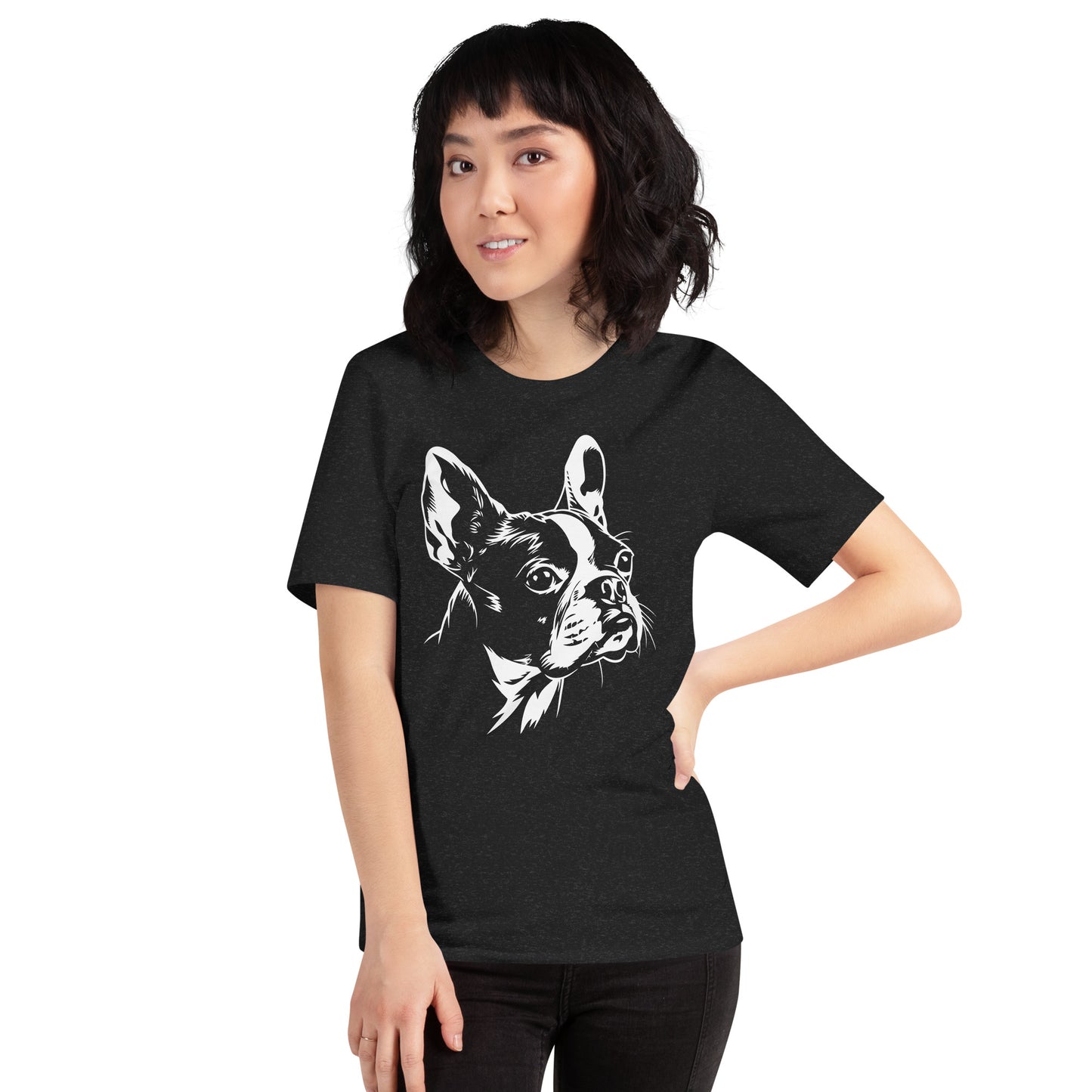 Boston Terrier Dog [00315] T-Shirt Unisex Basic