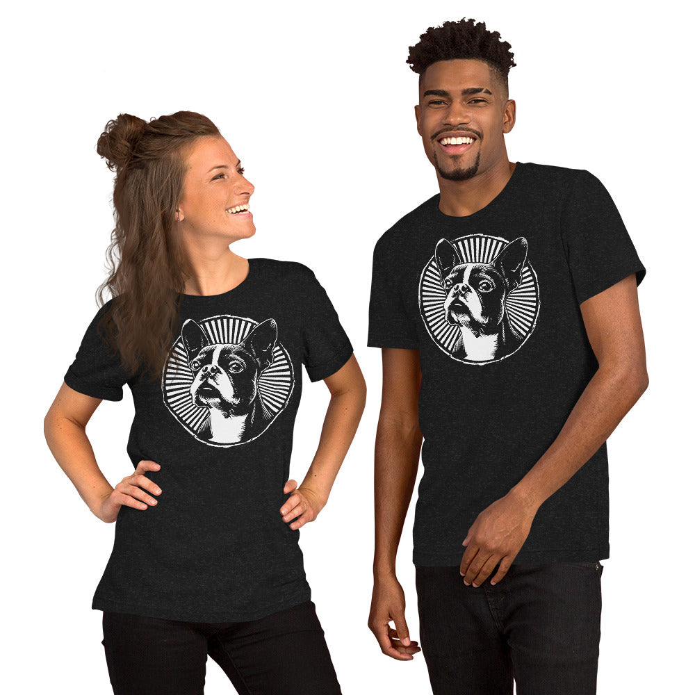 Boston Terrier Dog [00314] T-Shirt Unisex Basic