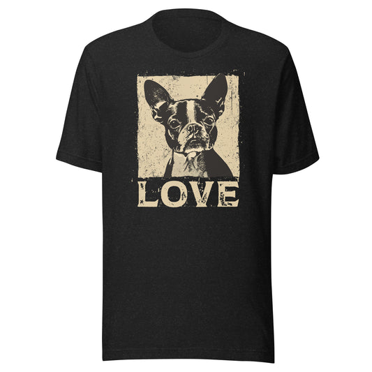 Boston Terrier Dog [00311] T-Shirt Unisex Basic