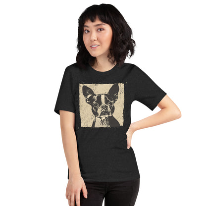 Boston Terrier Dog [00311] T-Shirt Unisex Basic