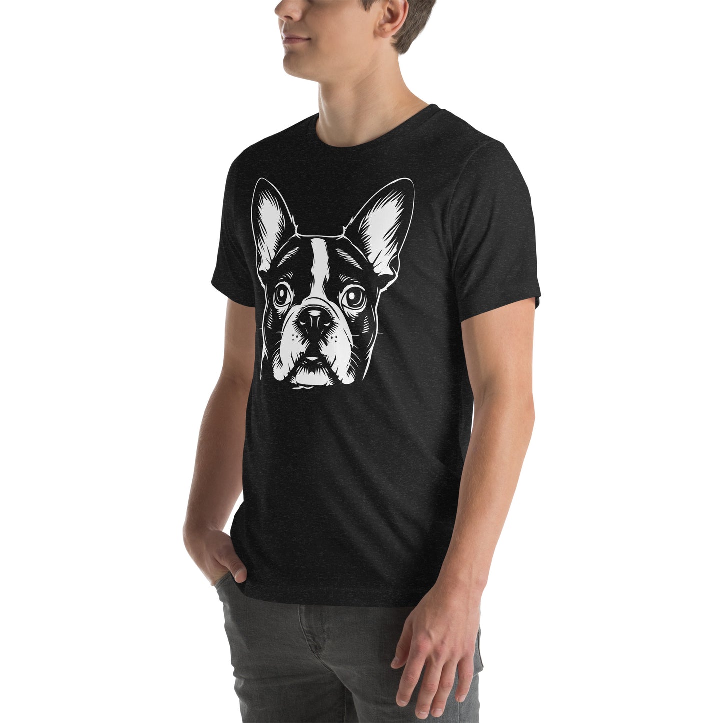 Boston Terrier Dog [00316] T-Shirt Unisex Basic