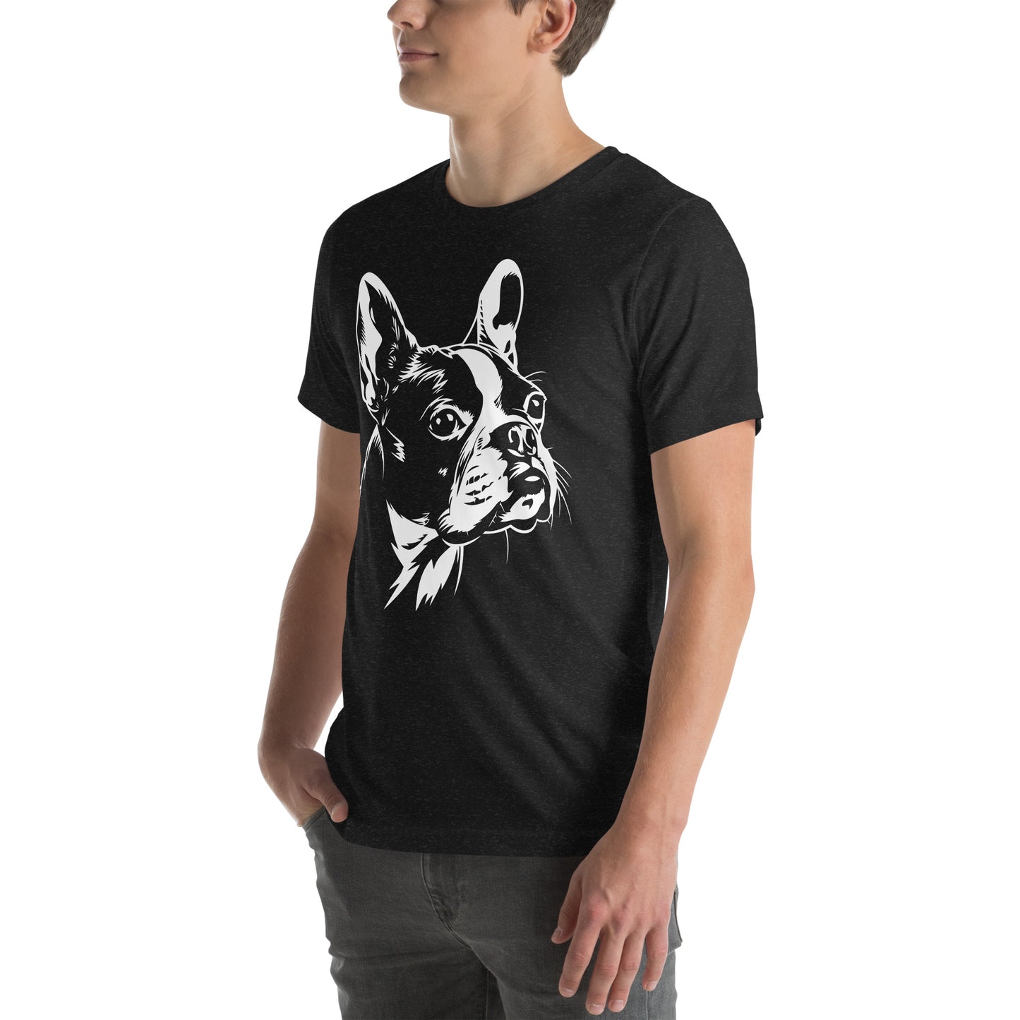 Boston Terrier Dog [00315] T-Shirt Unisex Basic