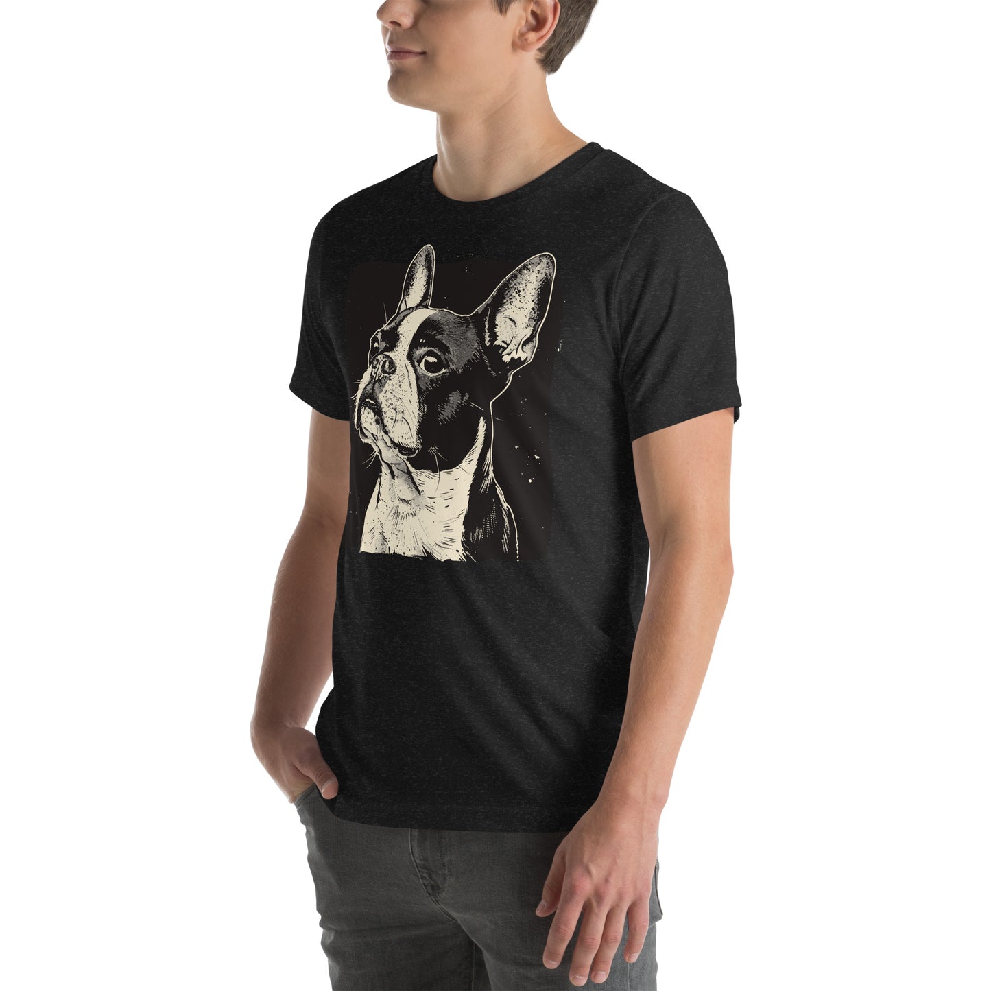 Boston Terrier Dog [00312] T-Shirt Unisex Basic