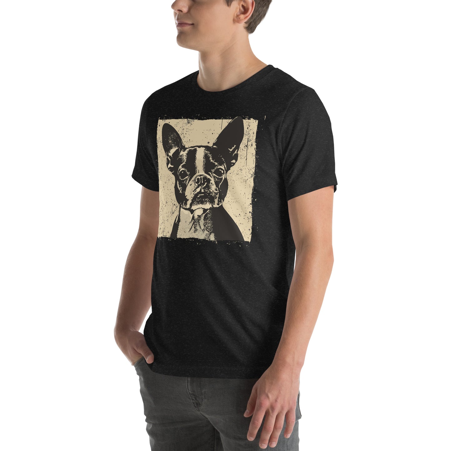 Boston Terrier Dog [00311] T-Shirt Unisex Basic