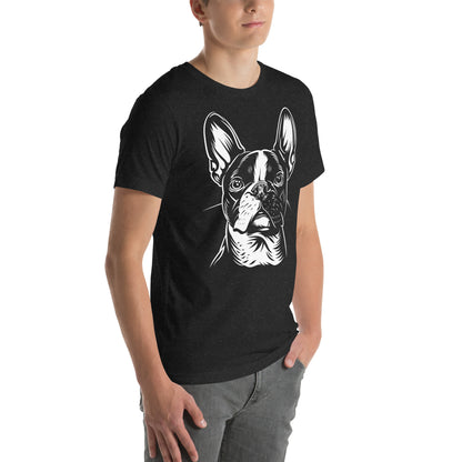 Boston Terrier Dog [00318] T-Shirt Unisex Basic