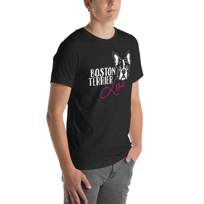 Boston Terrier Dog [00316] T-Shirt Unisex Basic