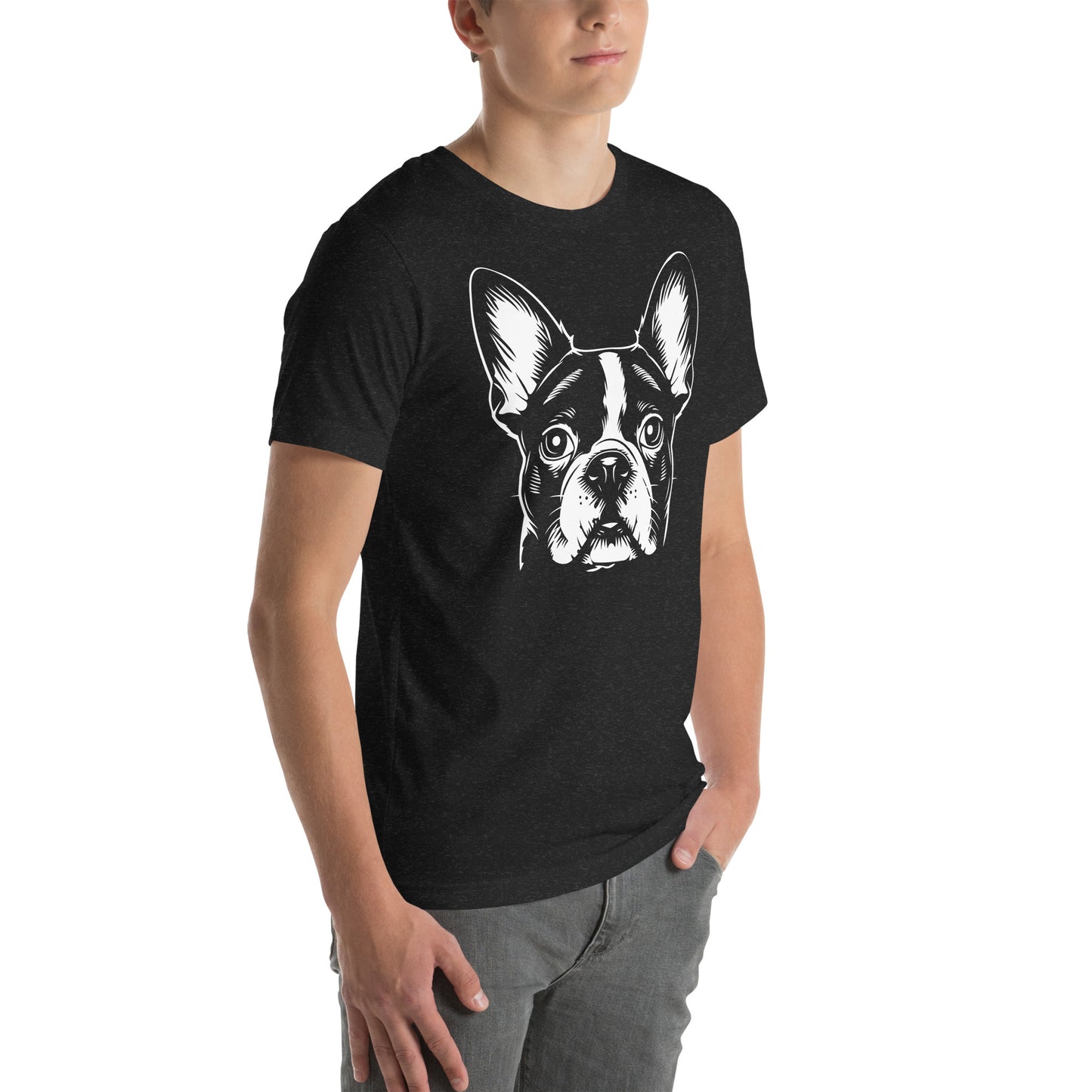 Boston Terrier Dog [00316] T-Shirt Unisex Basic