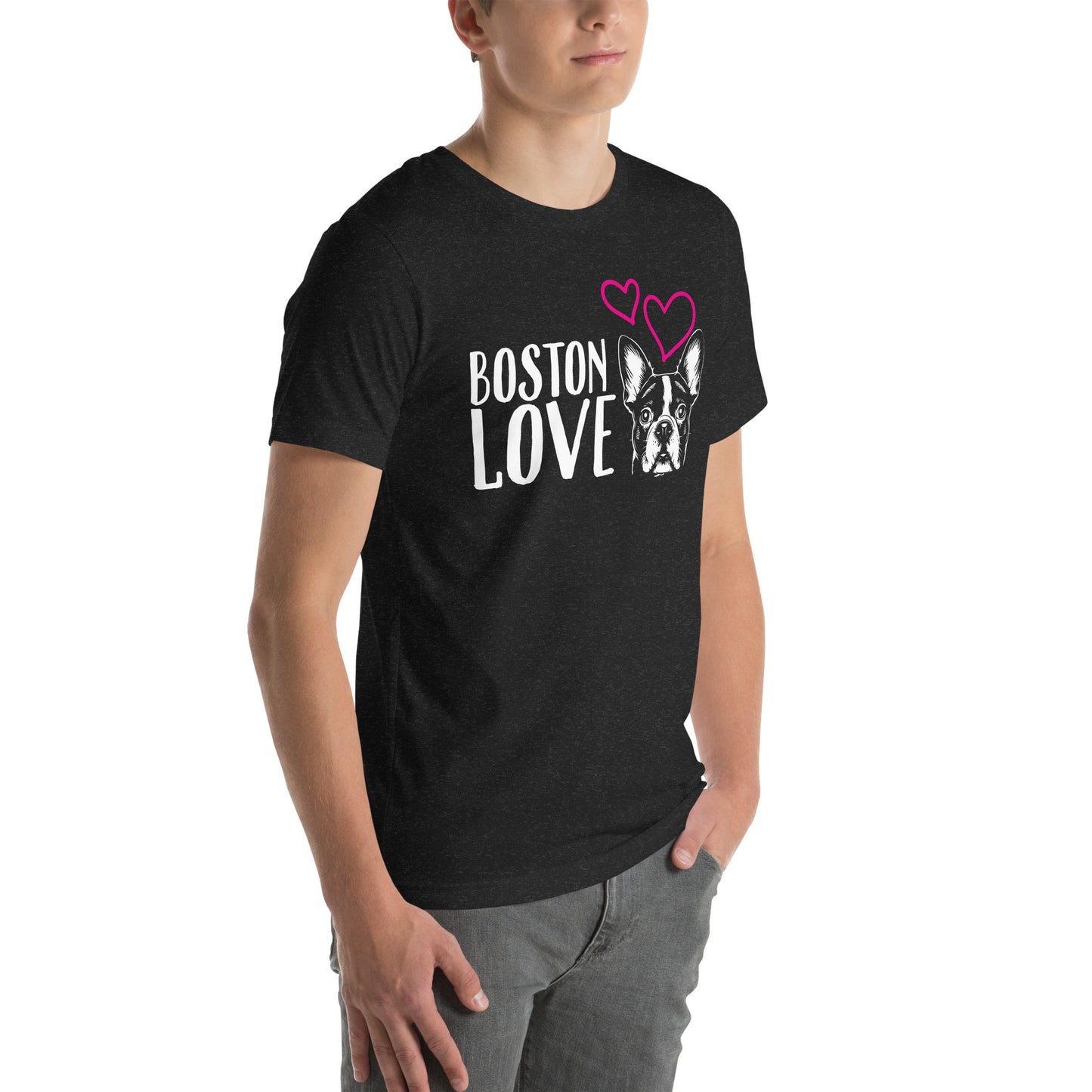 Boston Terrier Dog [00316] T-Shirt Unisex Basic