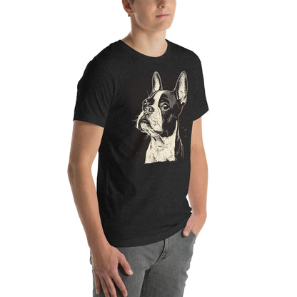 Boston Terrier Dog [00312] T-Shirt Unisex Basic