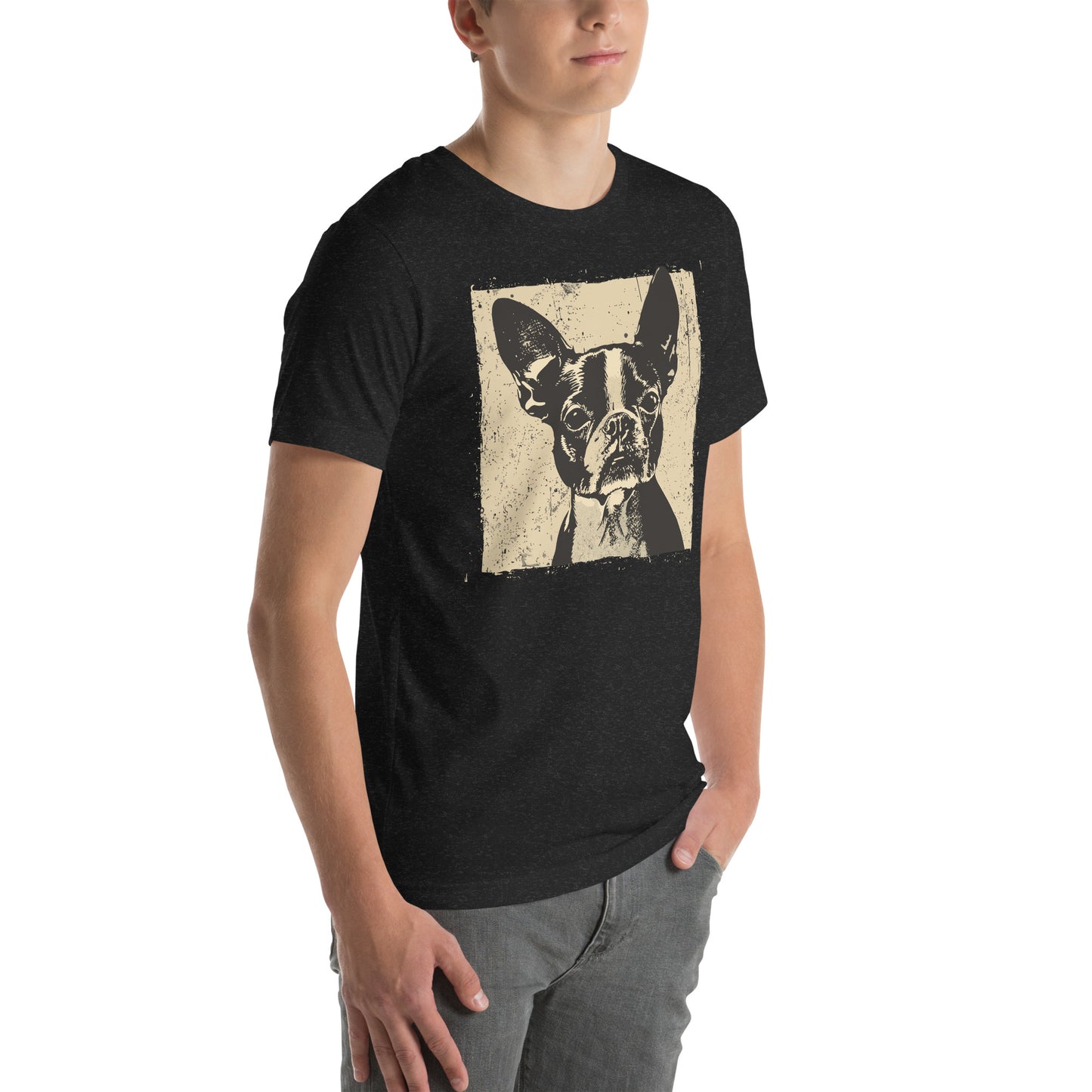 Boston Terrier Dog [00311] T-Shirt Unisex Basic