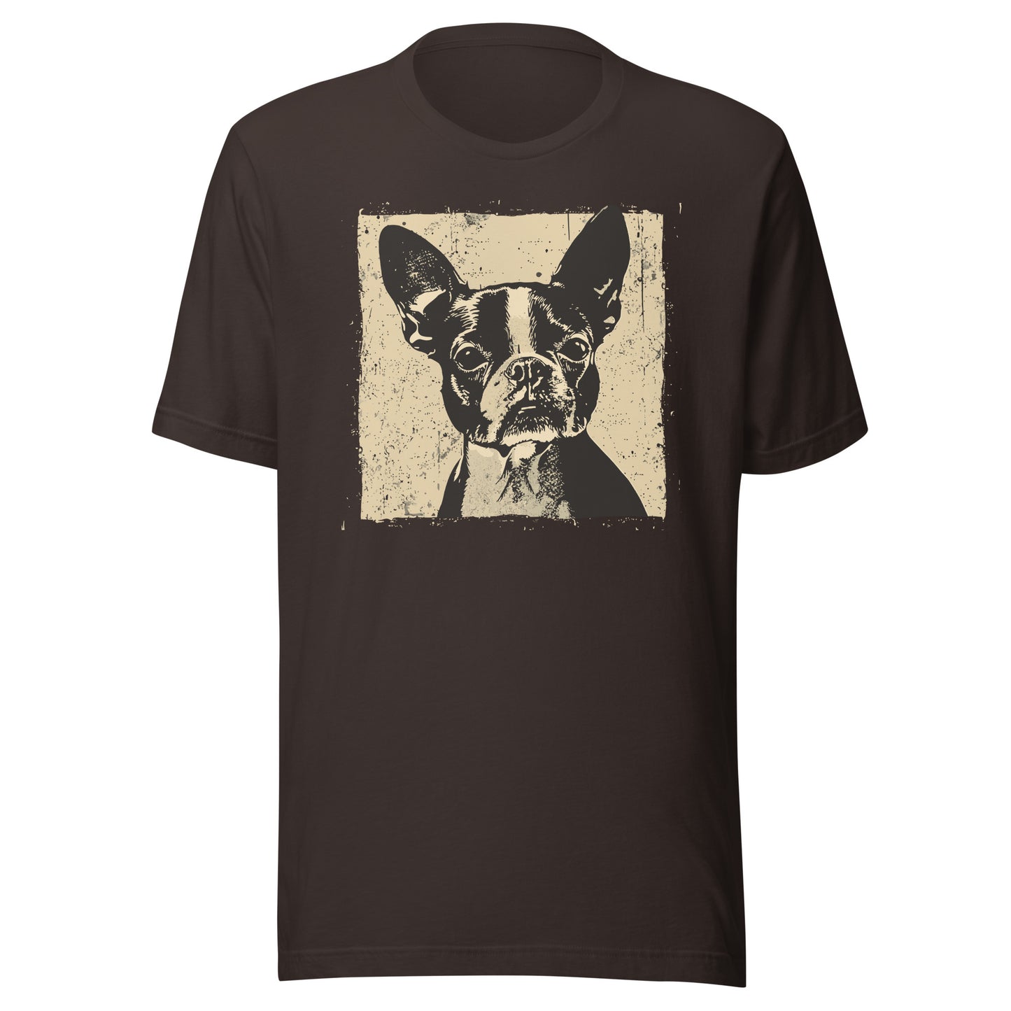 Boston Terrier Dog [00311] T-Shirt Unisex Basic