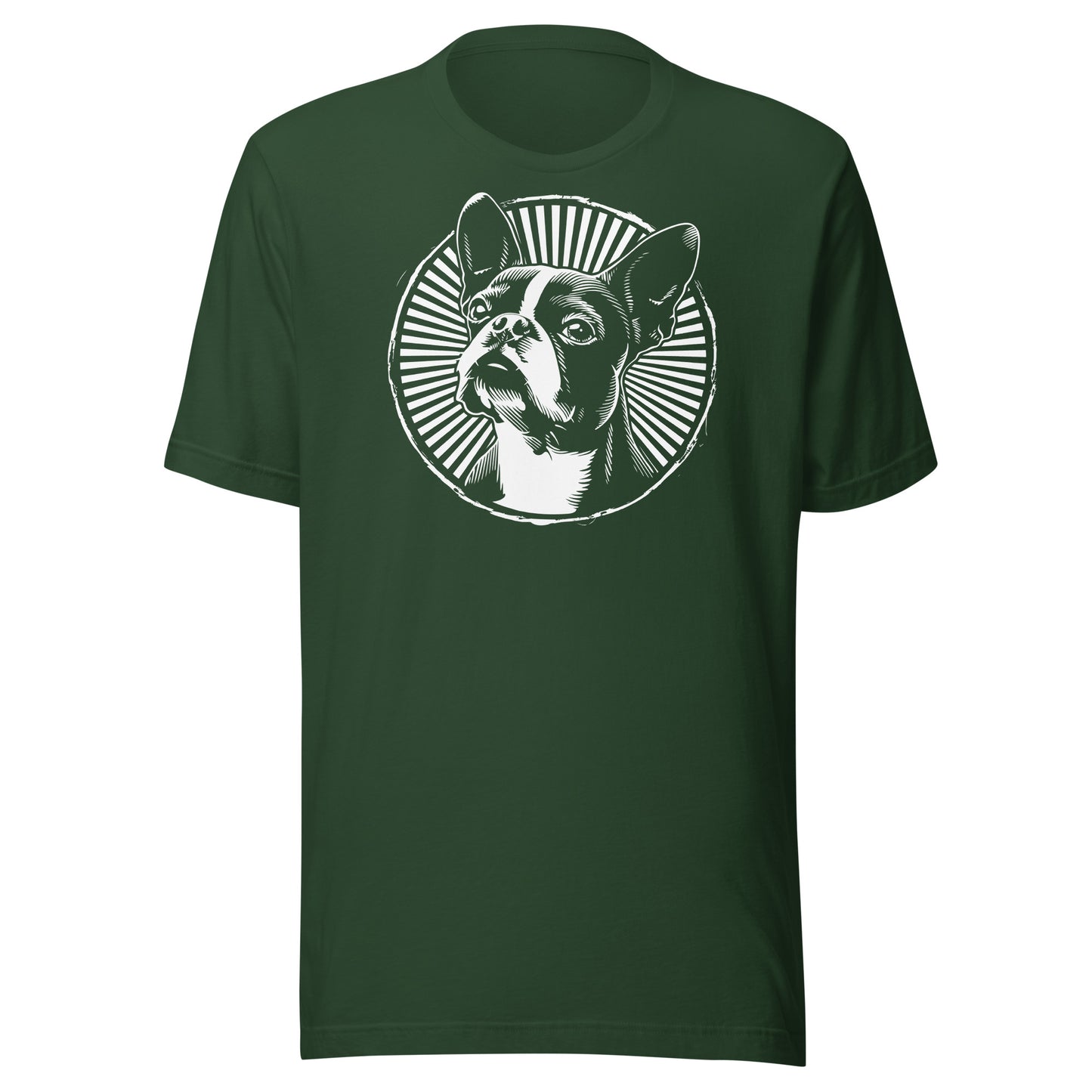 Boston Terrier Dog [00314] T-Shirt Unisex Basic