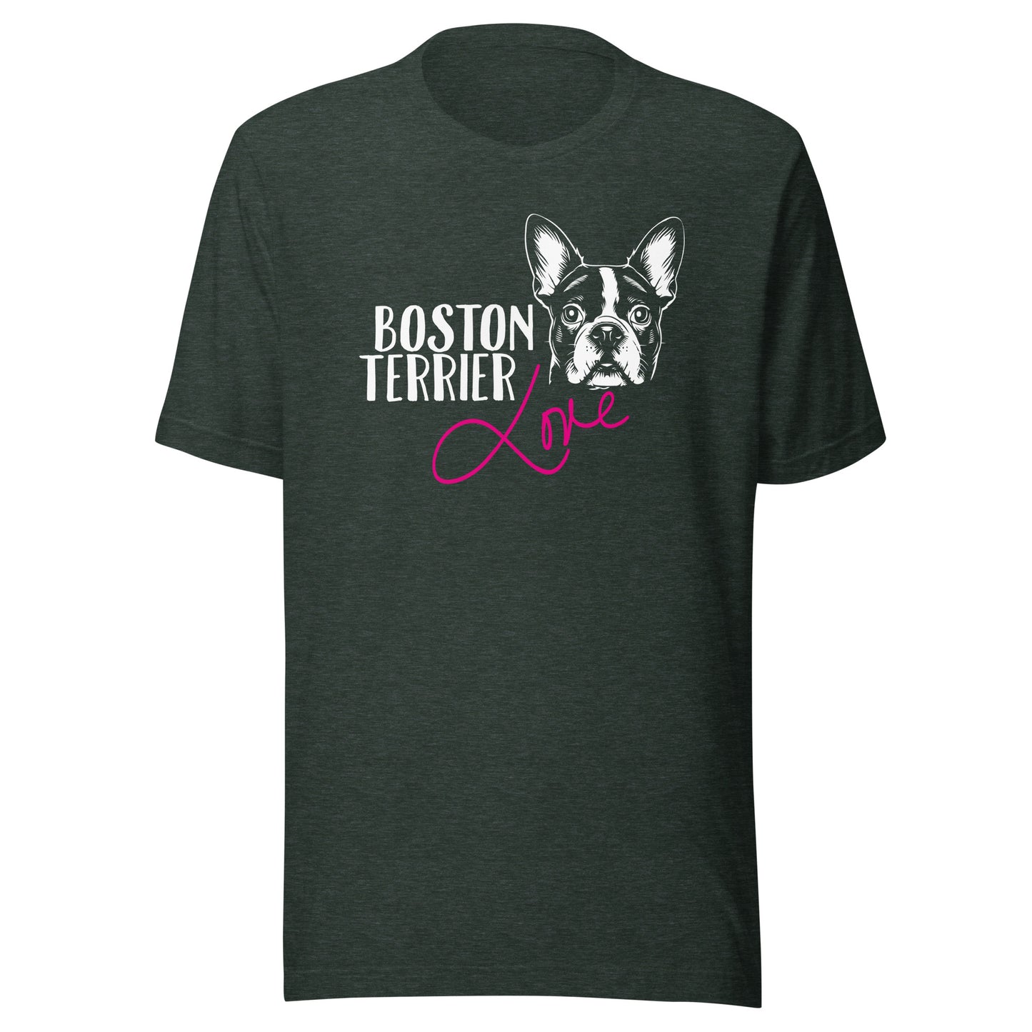 Boston Terrier Dog [00316] T-Shirt Unisex Basic