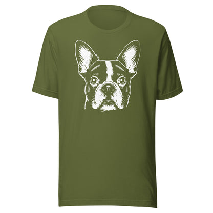 Boston Terrier Dog [00316] T-Shirt Unisex Basic