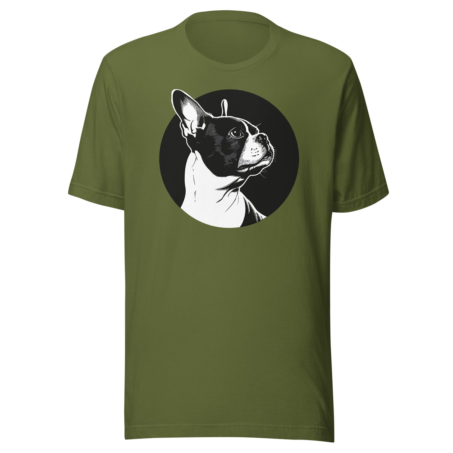 Boston Terrier Dog [00313] T-Shirt Unisex Basic