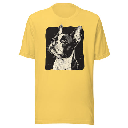 Boston Terrier Dog [00312] T-Shirt Unisex Basic