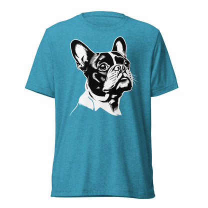 Boston Terrier Dog [00317] T-Shirt Unisex Triblend