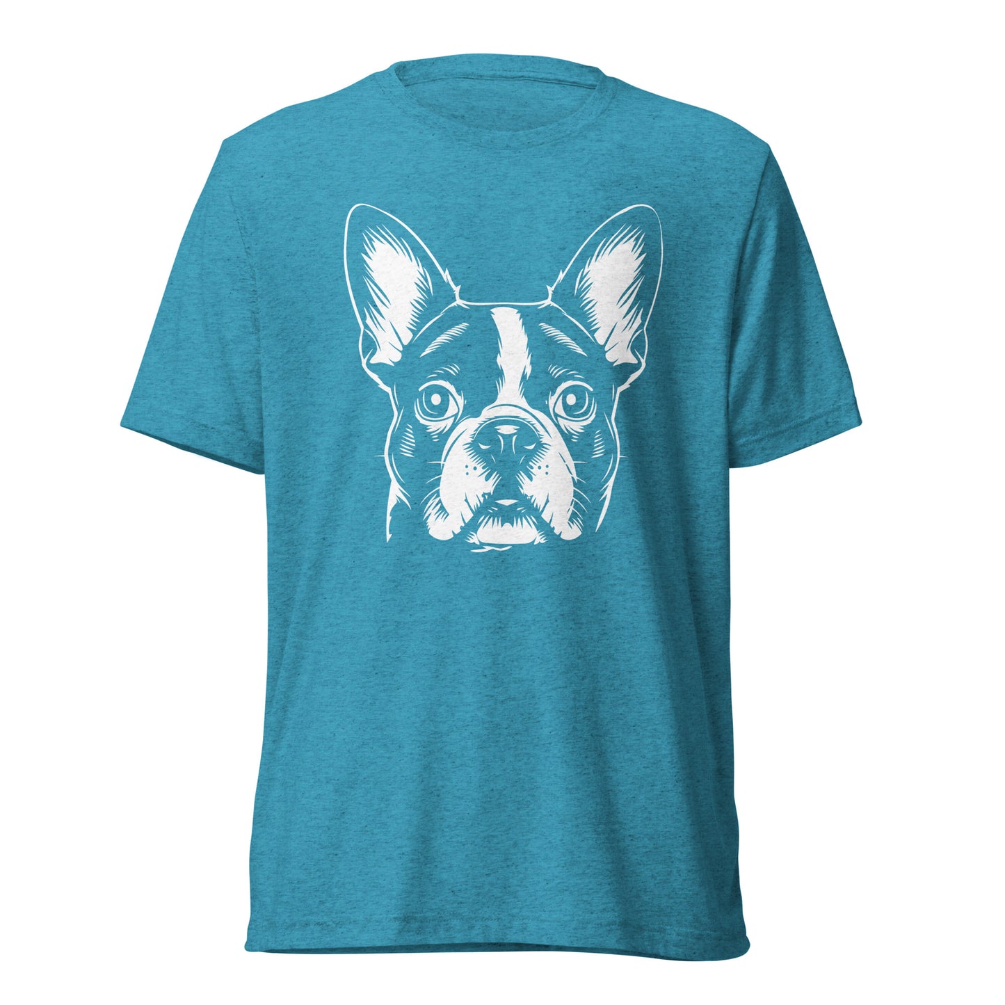 Boston Terrier Dog [00316] T-Shirt Unisex Triblend