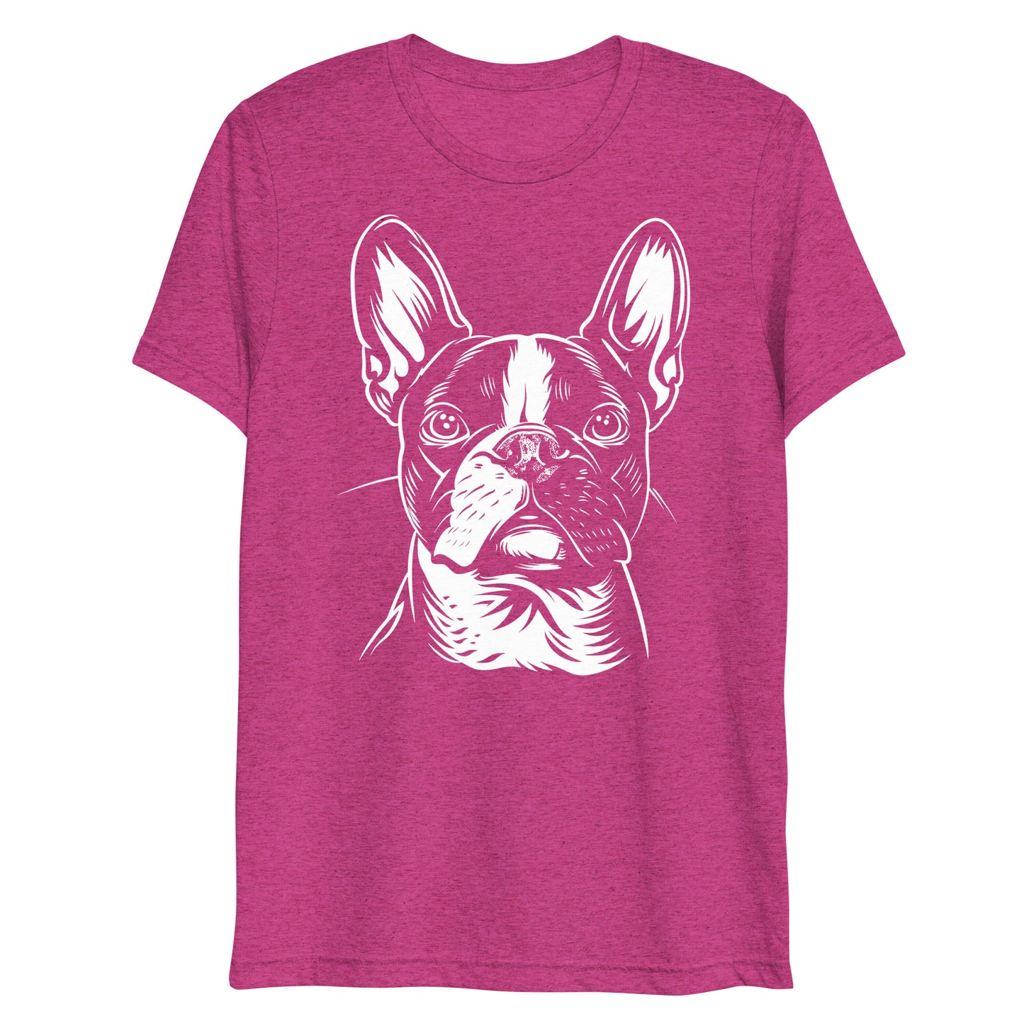 Boston Terrier Dog [00318] T-Shirt Unisex Triblend