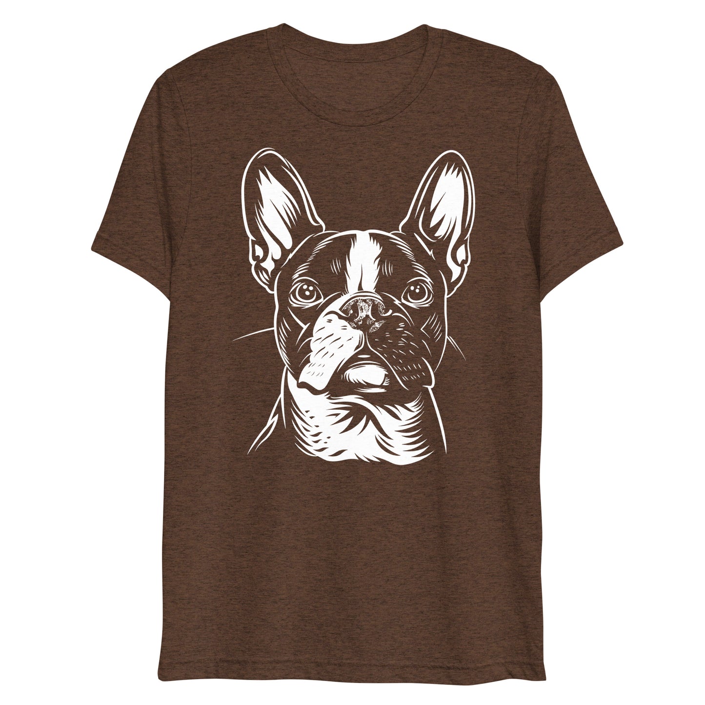 Boston Terrier Dog [00318] T-Shirt Unisex Triblend