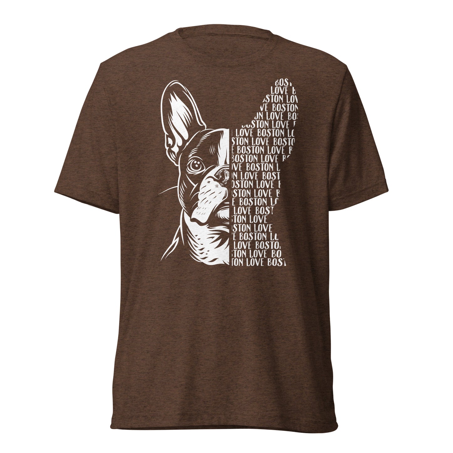 Boston Terrier Dog [00318] T-Shirt Unisex Triblend