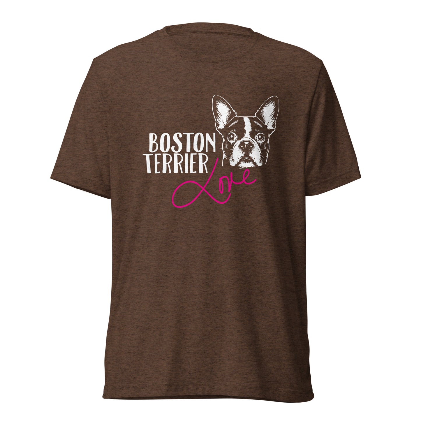 Boston Terrier Dog [00316] T-Shirt Unisex Triblend